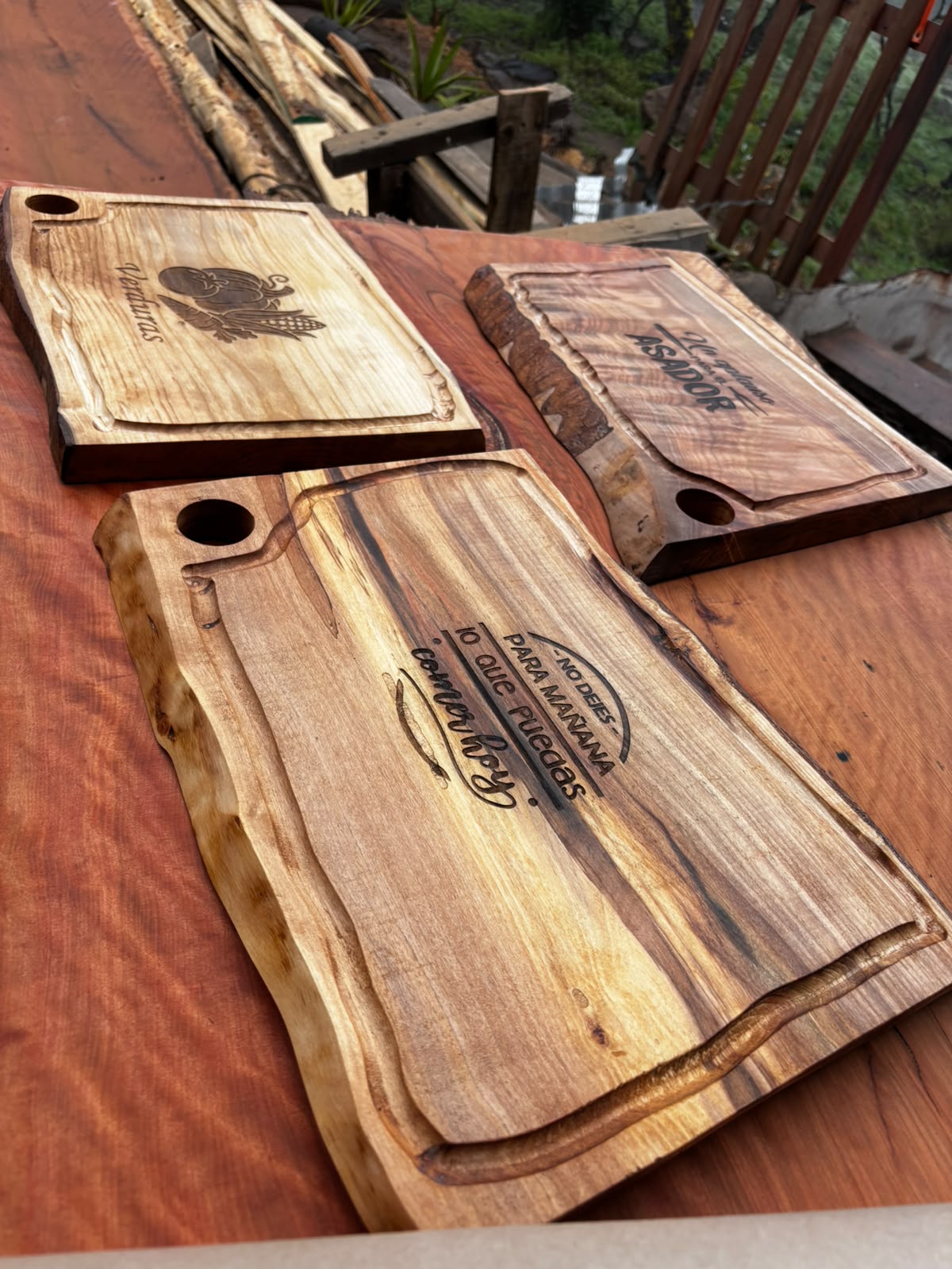 Tablas rusticas únicas